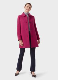 Fia Coat, Raspberry, hi-res