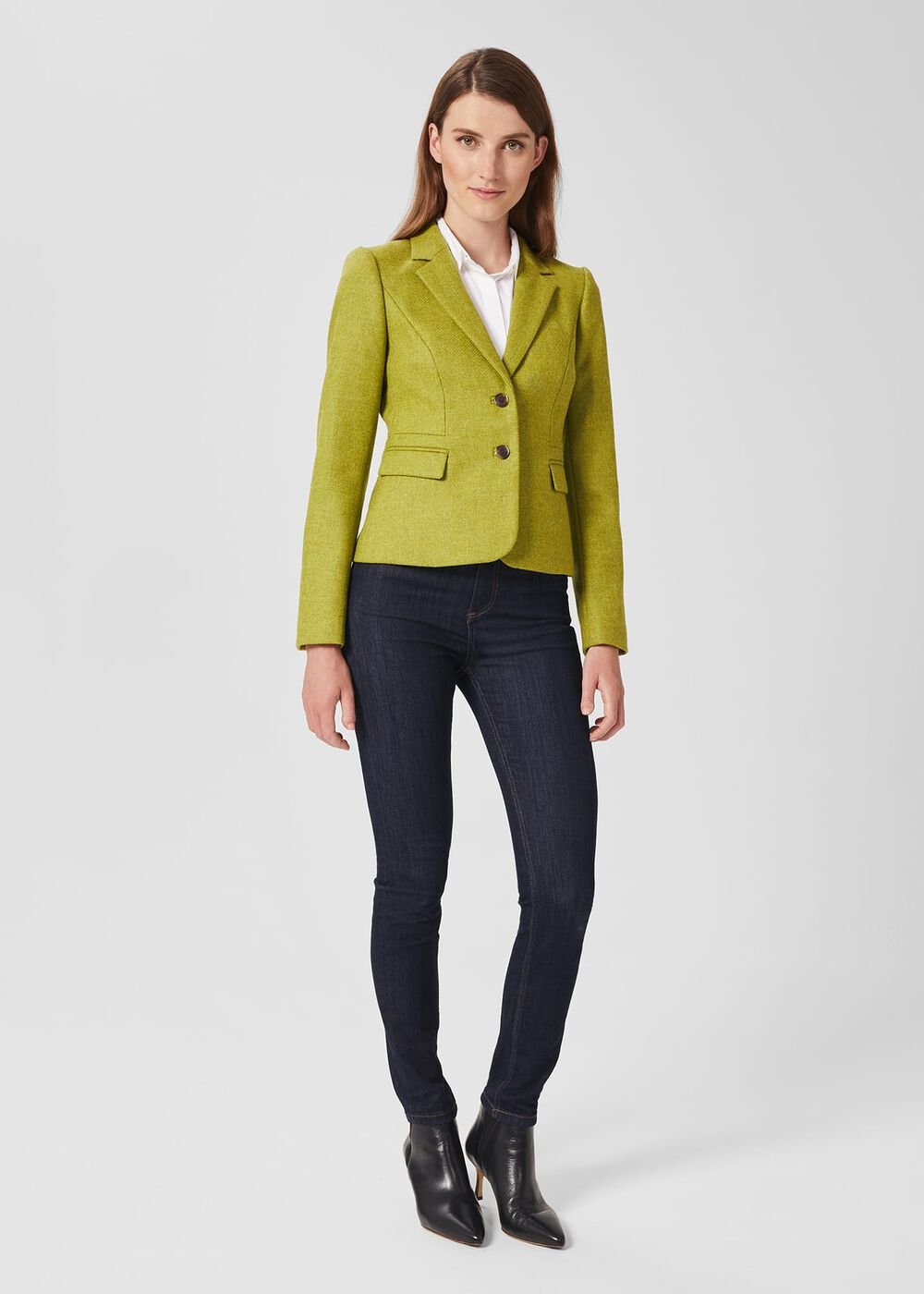 Hackness Wool Jacket, Lime Green, hi-res