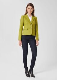 Hackness Wool Jacket, Lime Green, hi-res