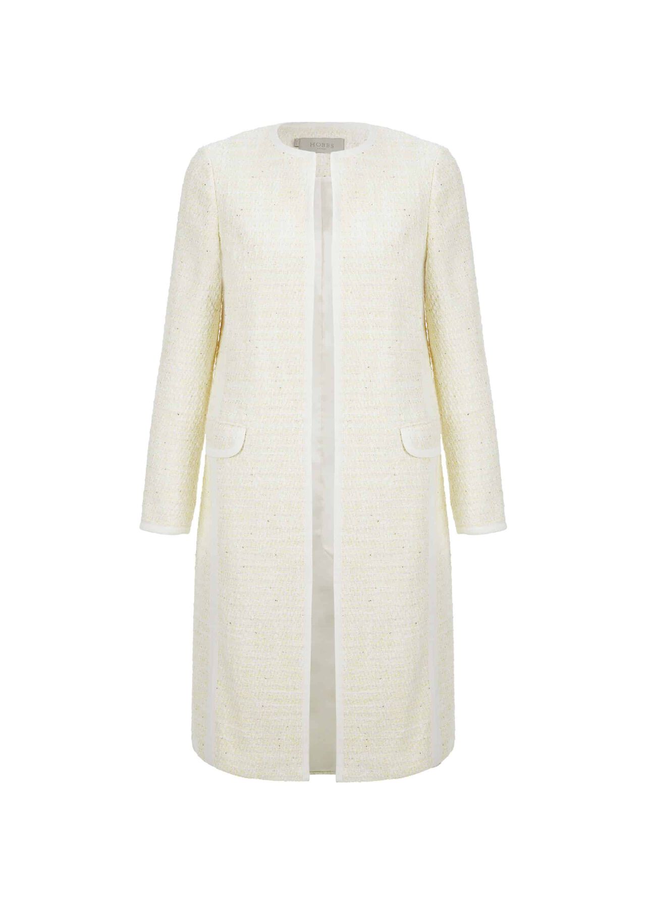 Elva Coat Ivory Yellow