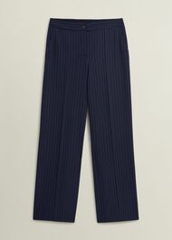 Hadley Pinstripe Trousers, Midnight Ivory, hi-res