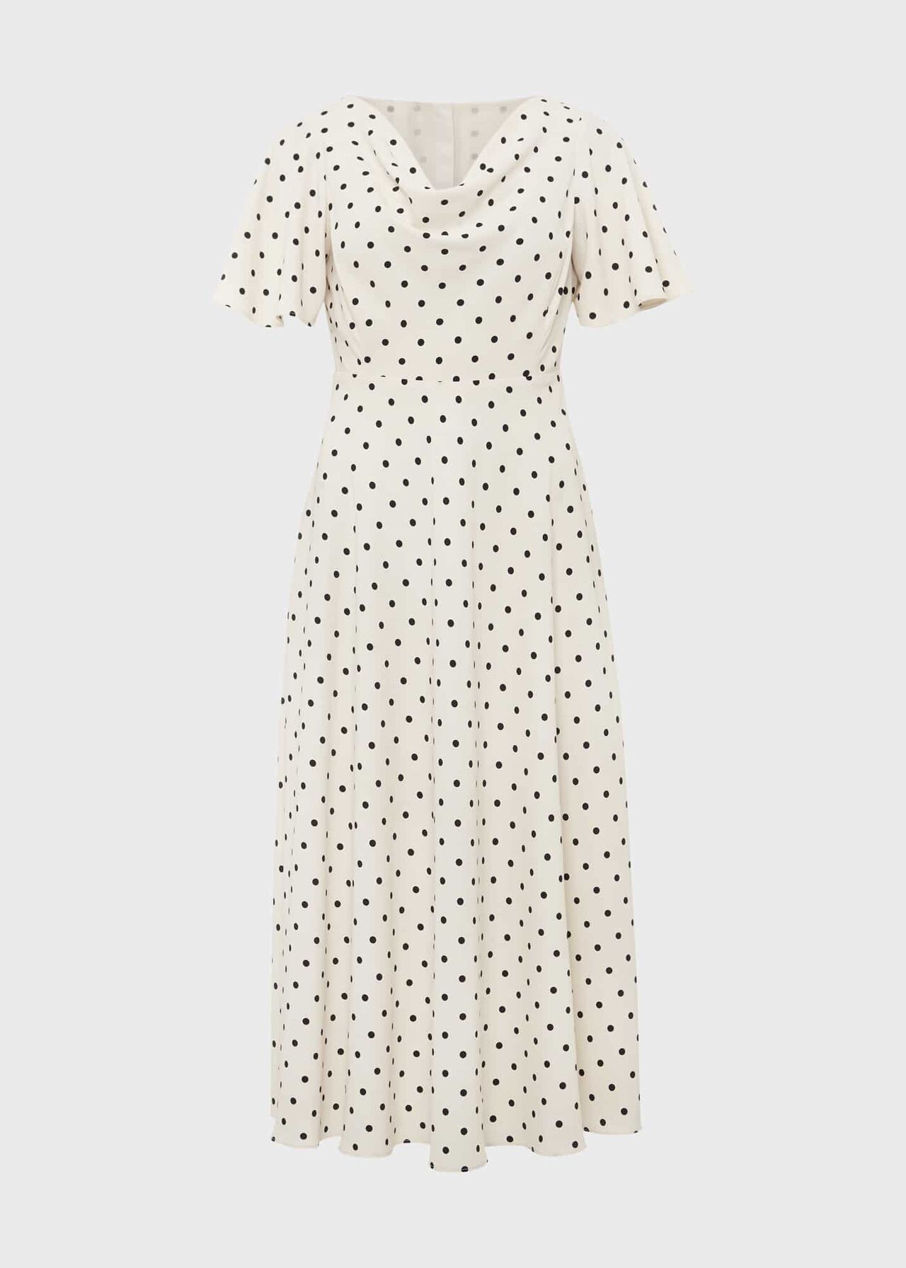 Sandon Dress, Ivory Black, hi-res