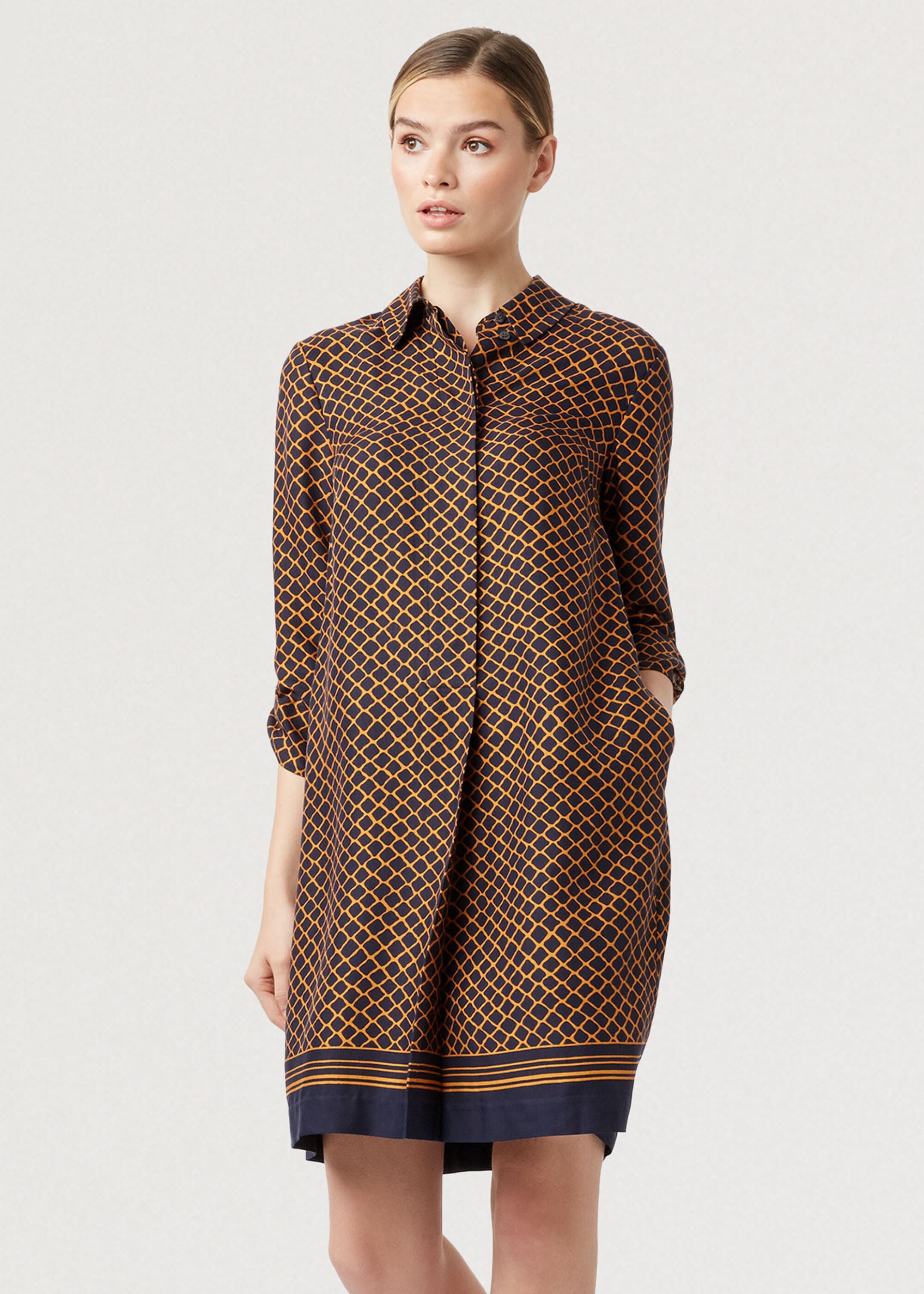 hobbs darcie dress navy