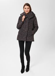 Samara Animal Print Puffer, Animal, hi-res