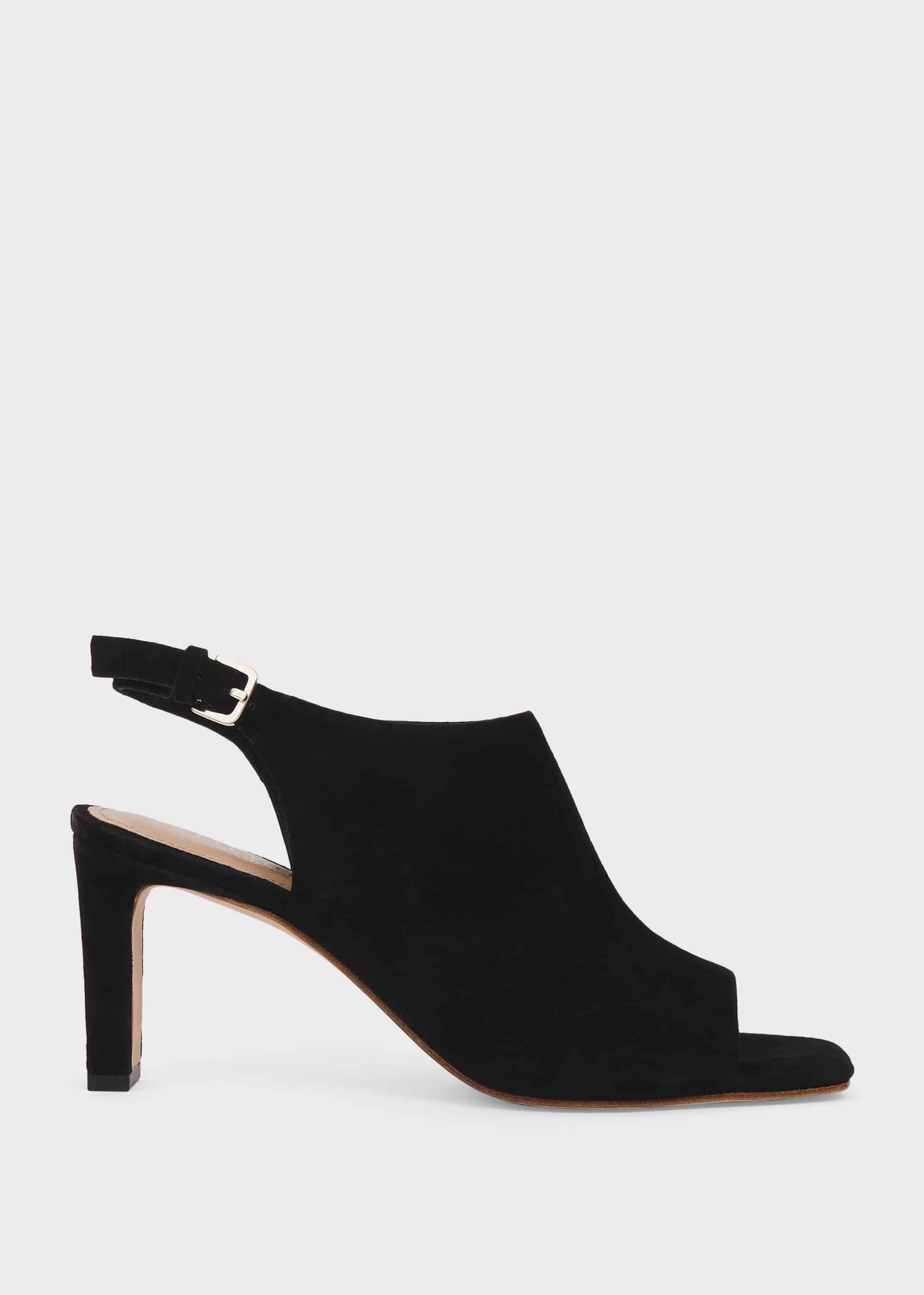 Hobbs black suede shoes online