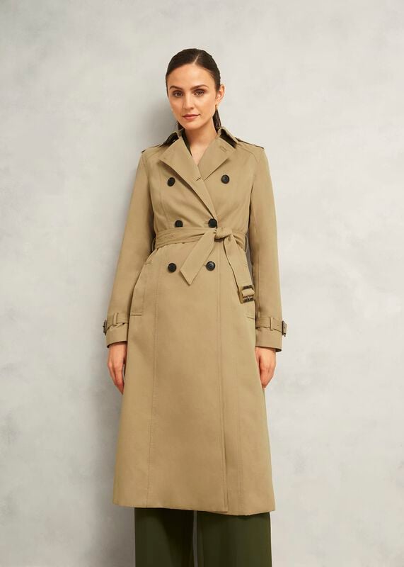 Aria Shower Resistant Trench Coat