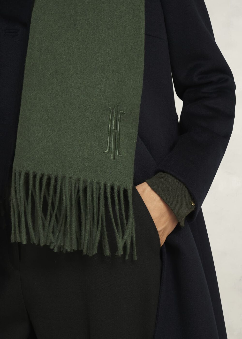 Emery Scarf, Woodland Green, hi-res