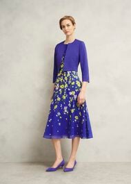 Elize Textured Jacket, Allium Blue, hi-res