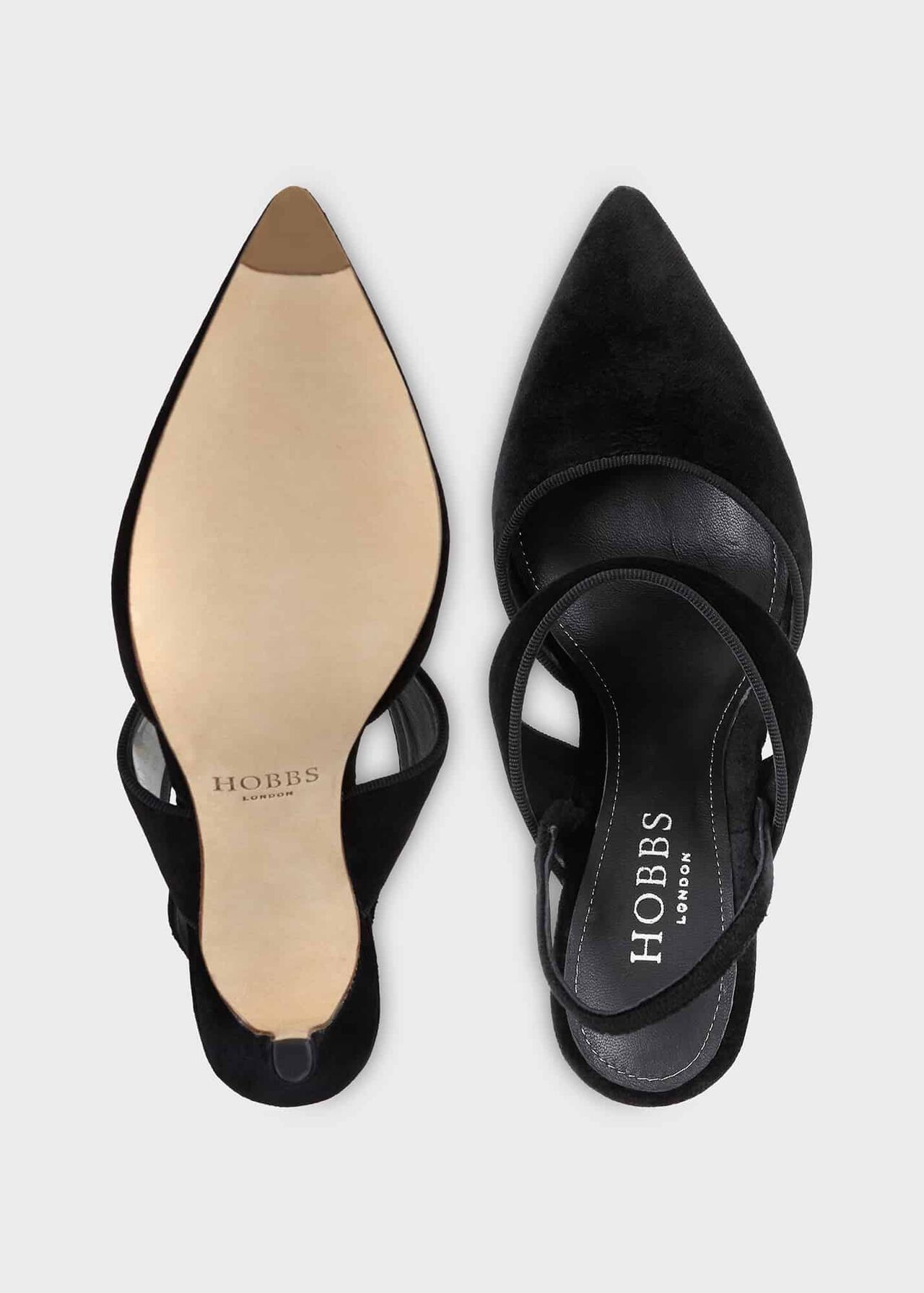 Caitlin Slingback, Black, hi-res