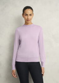 Indah Jumper With Cashmere, Dusted Pink, hi-res