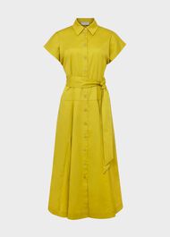 Roxie Shirt Dress, Light Olive, hi-res