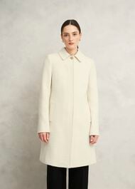 Saffie Coat, Ivory, hi-res