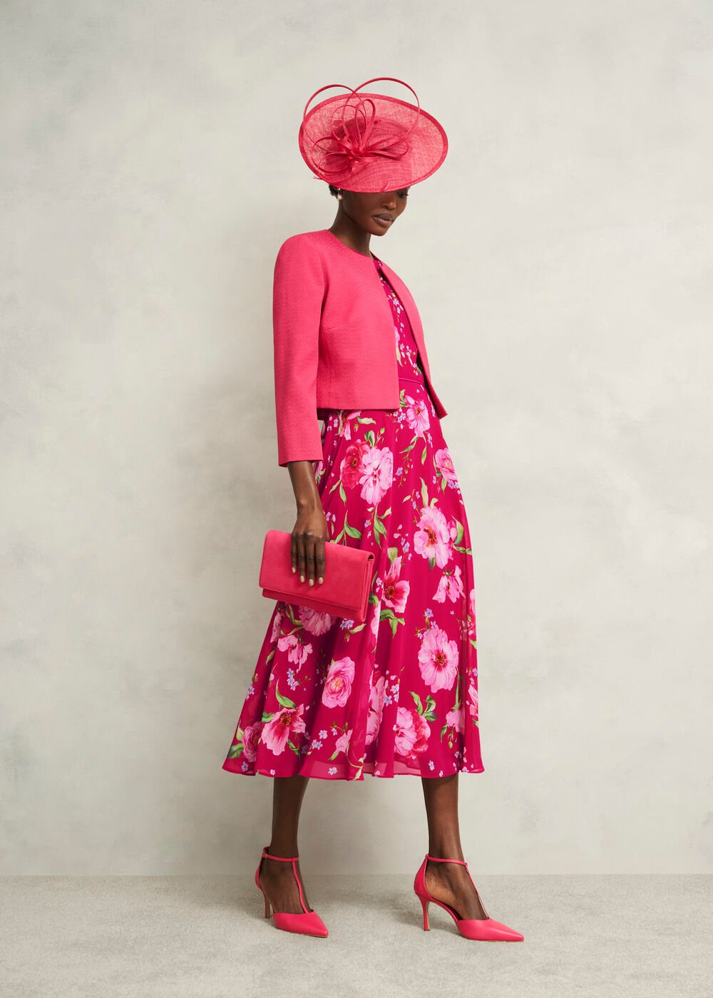 Carly Dress, Pink Multi, hi-res