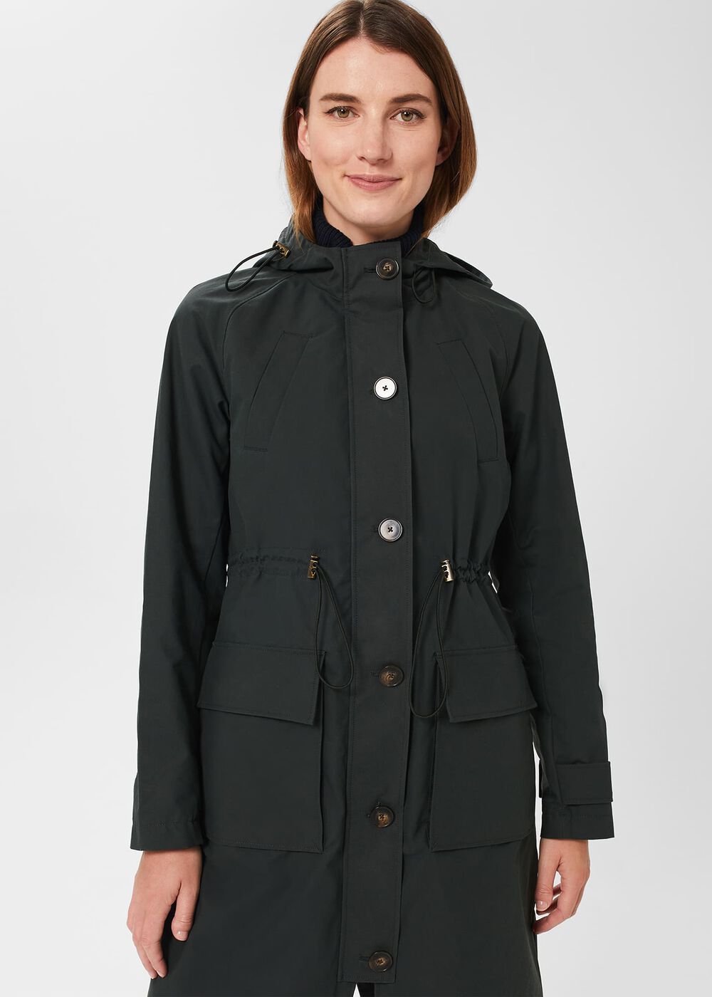 Jenny Water Resistant Parka , Dark Ivy Green, hi-res