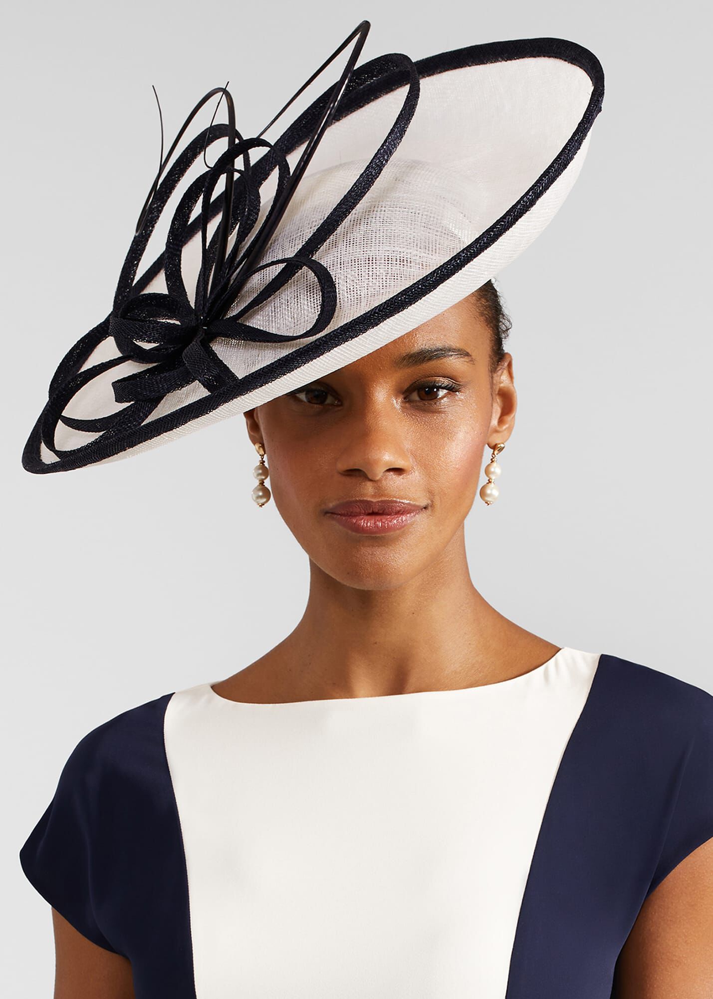 Cream wedding hats and bags outlet