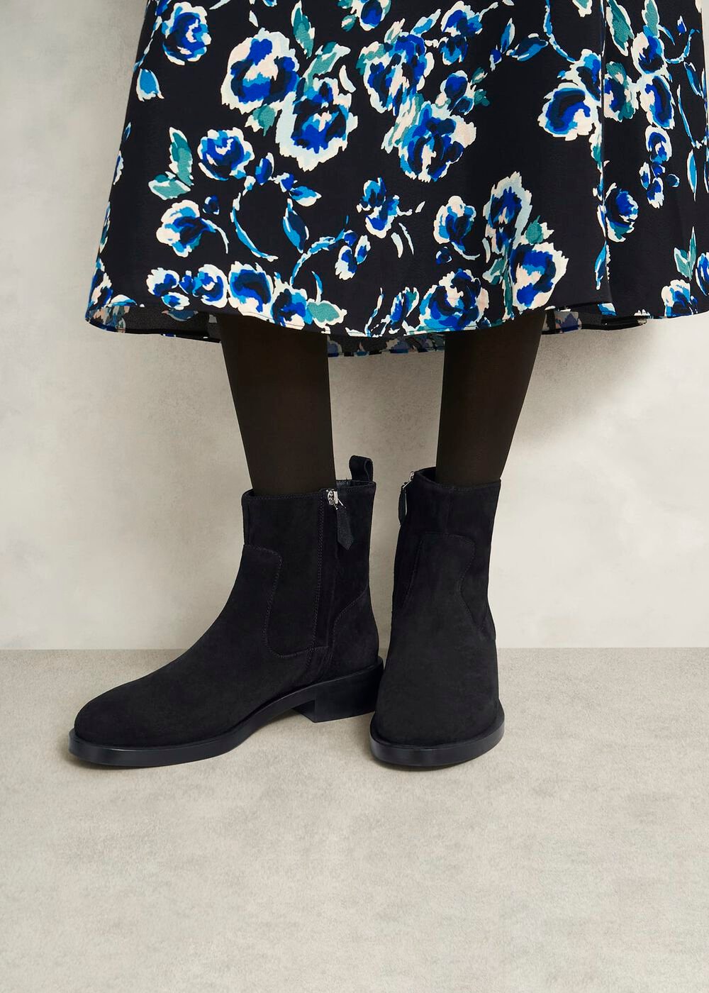 Georgie Ankle Boots, Black, hi-res