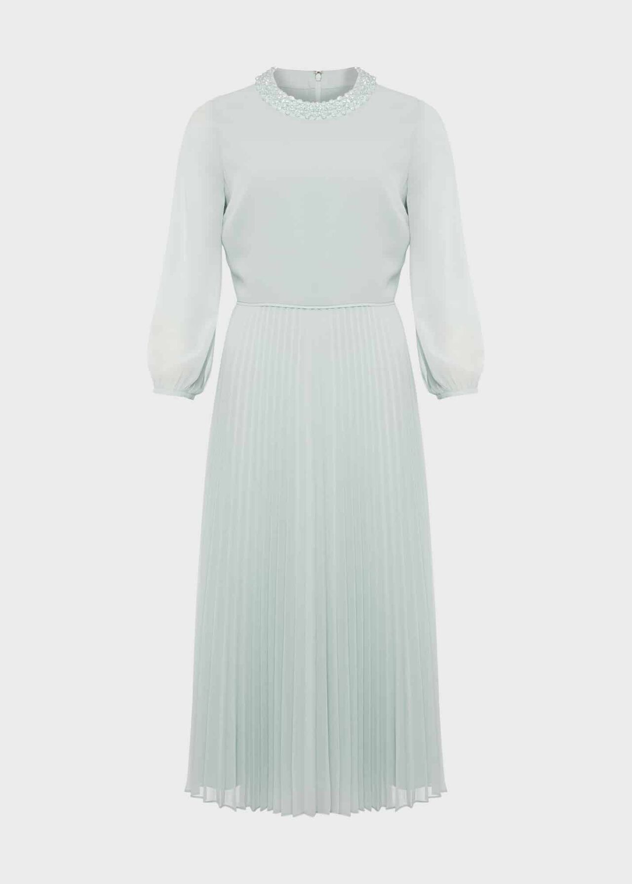 Sophia Fit And Flare Dress, Sage Green, hi-res