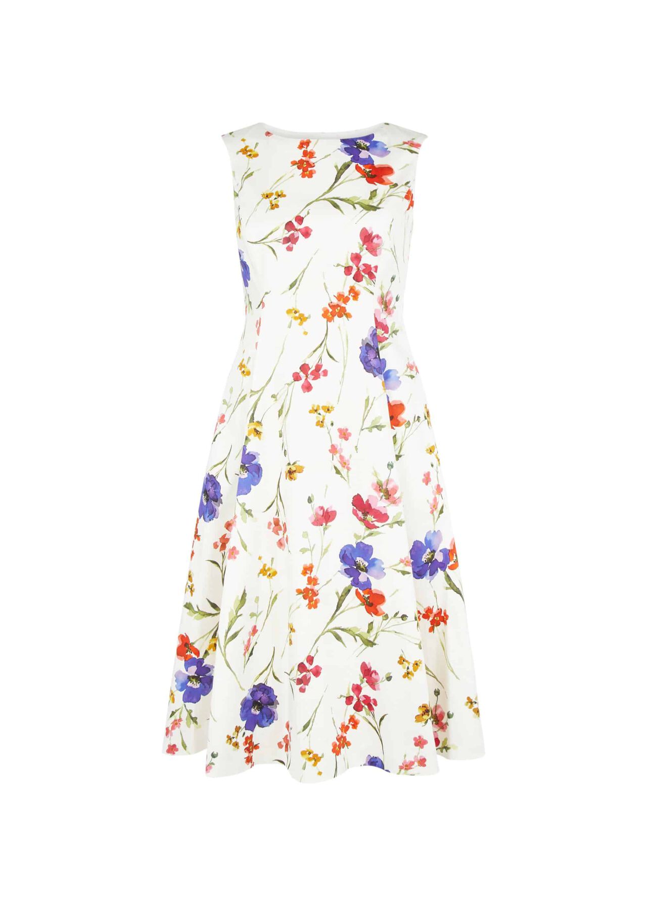 Cleo Dress Ivory Multi