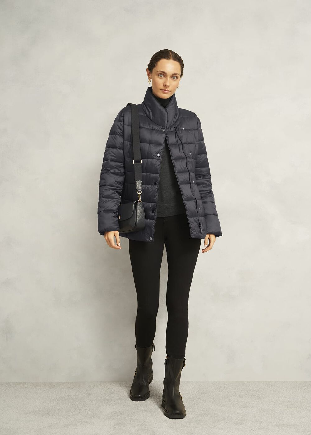Petite Tana Puffer, Charcoal, hi-res