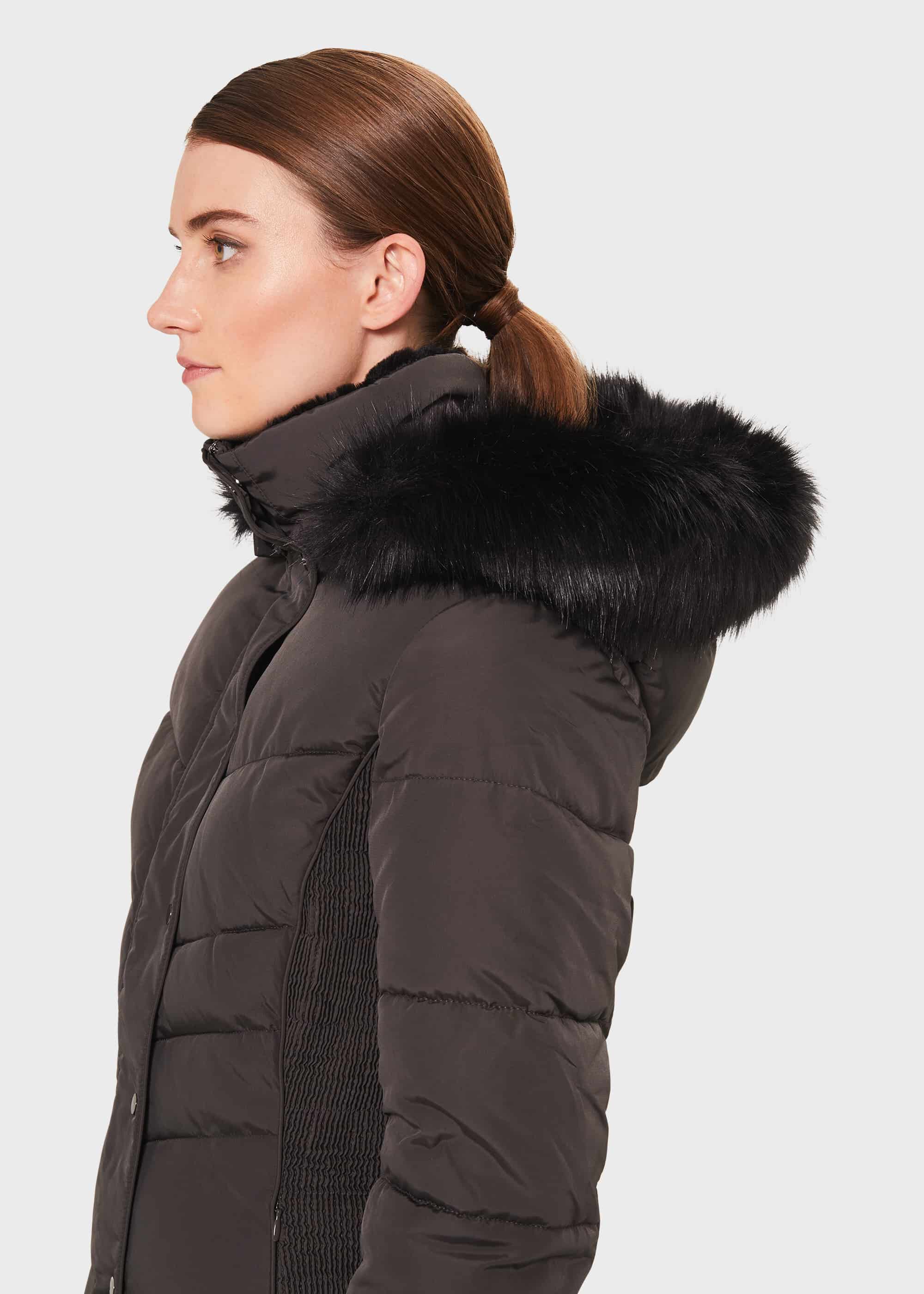 Hobbs edina puffer coat top