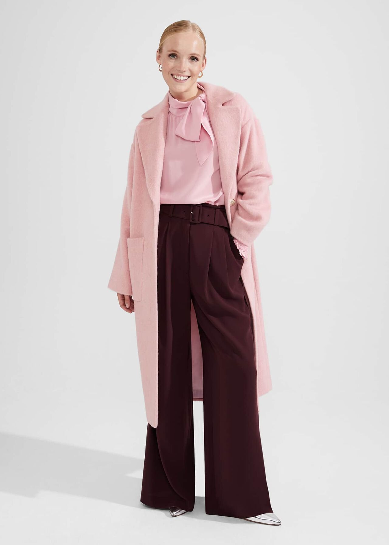 Isla Coat, Pink, hi-res