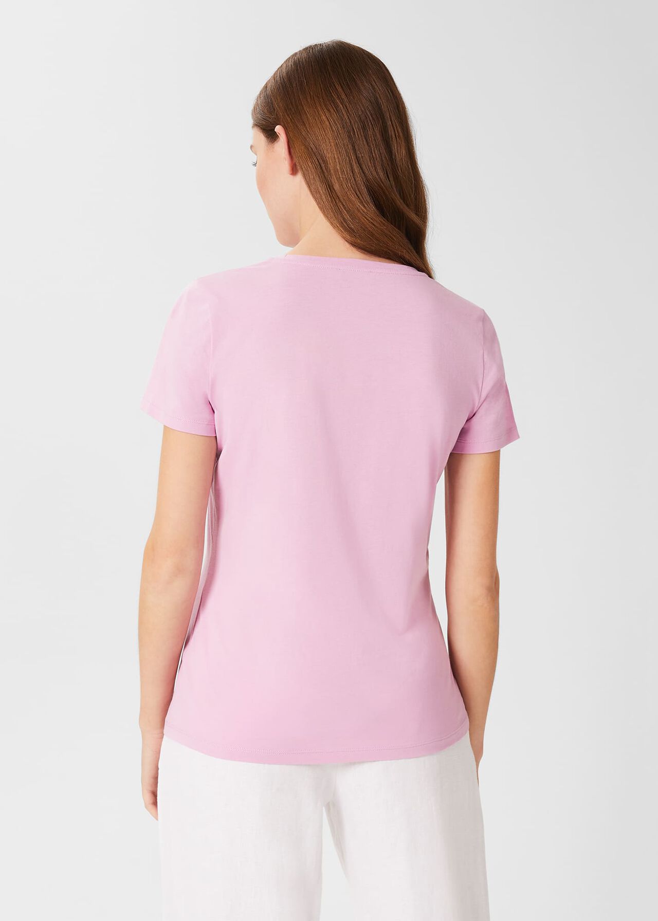 Pixie Cotton T-Shirt, Lilac Pink, hi-res