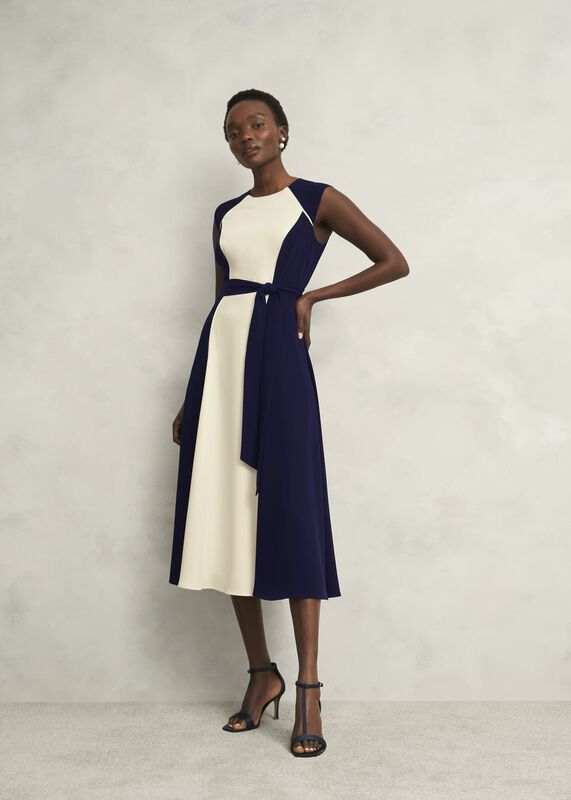 Petite Andrea Colourblock Dress