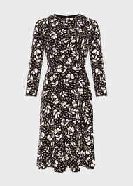 Ami Jersey Dress, Black Multi, hi-res