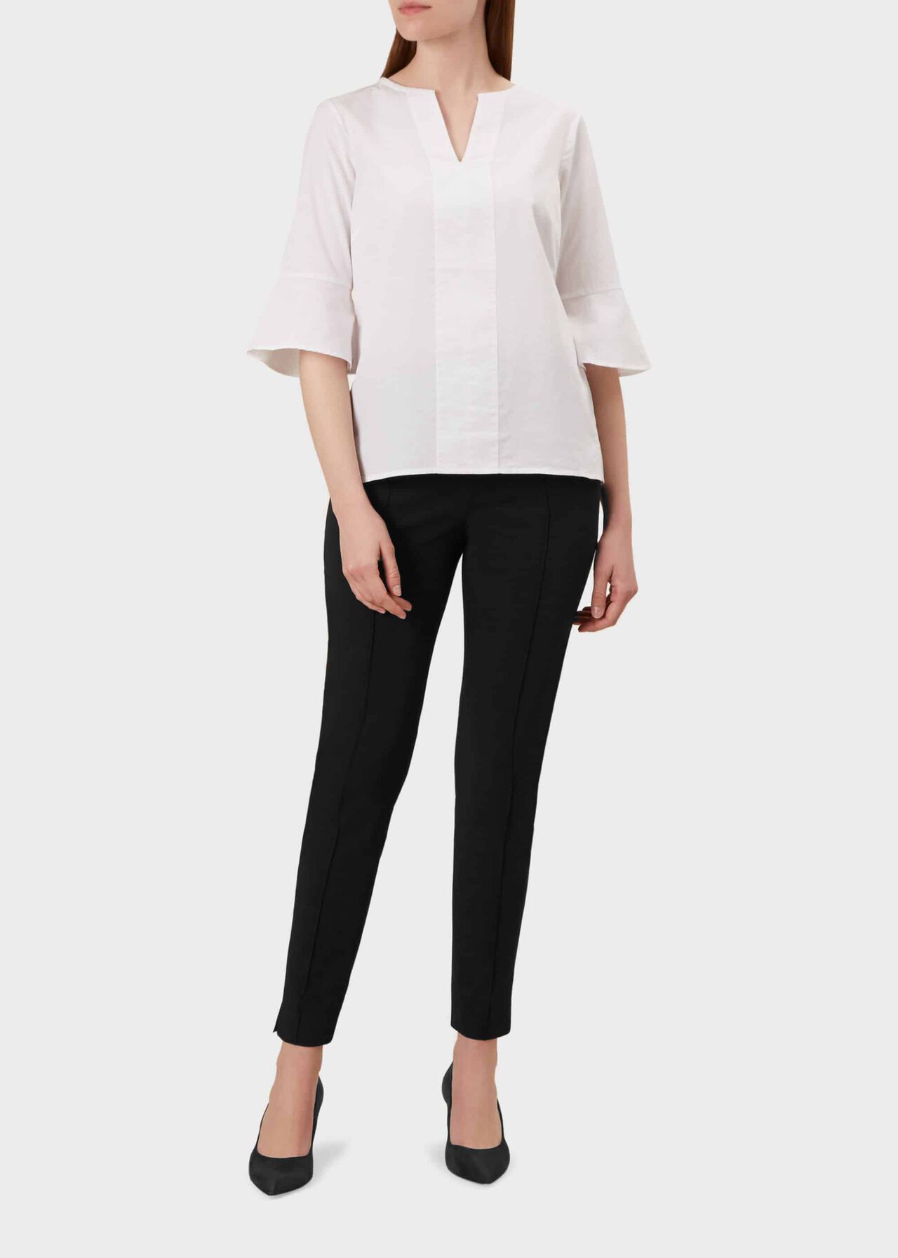 Adrianna trousers With Stretch, Black, hi-res