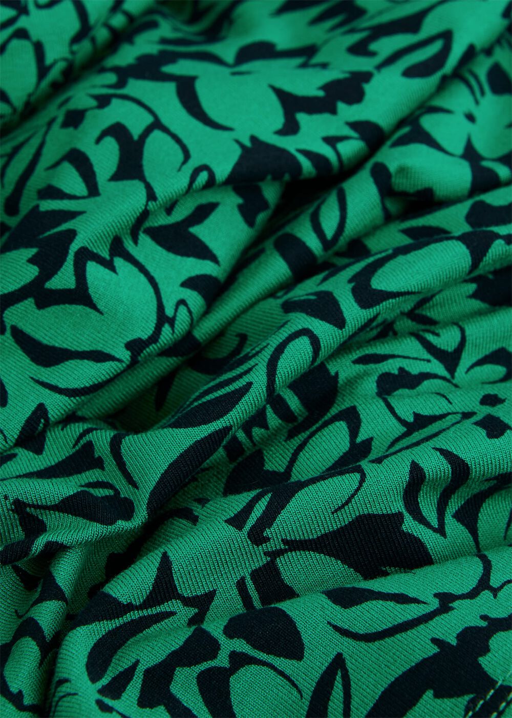 Yasmin Jersey Dress, Green Navy, hi-res