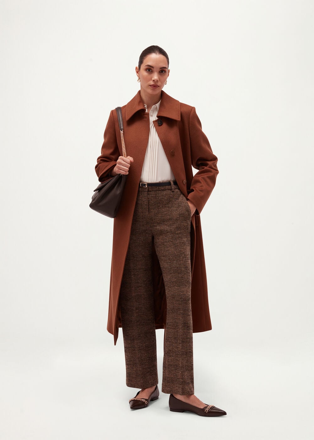 Marlyn Wool Blend Trousers