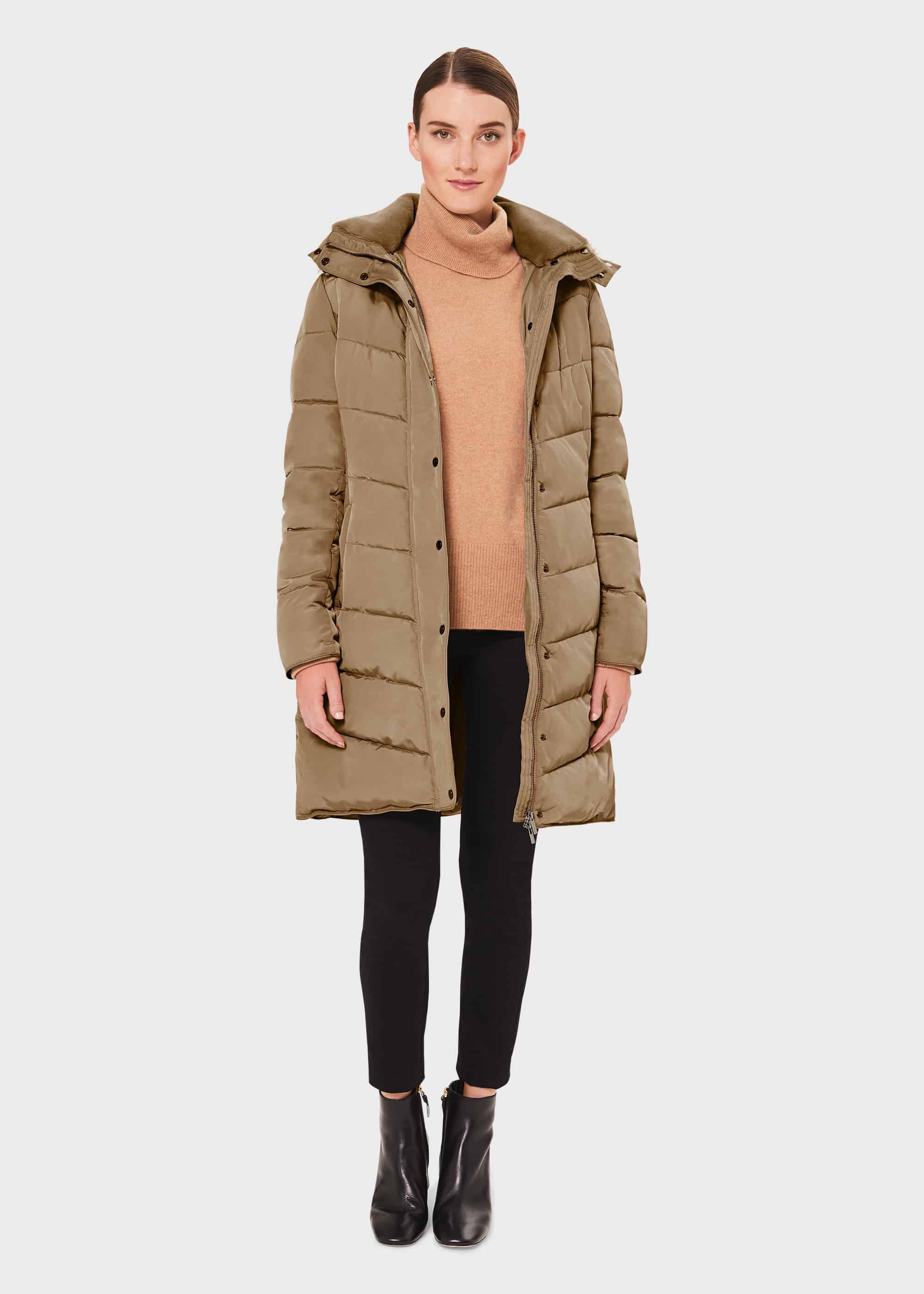 Hobbs lilian hotsell puffer coat navy