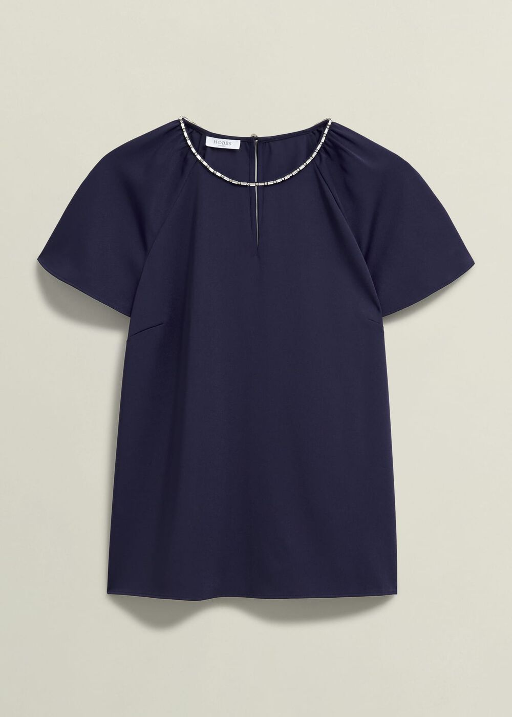 Lulu Embellished Top, Midnight, hi-res
