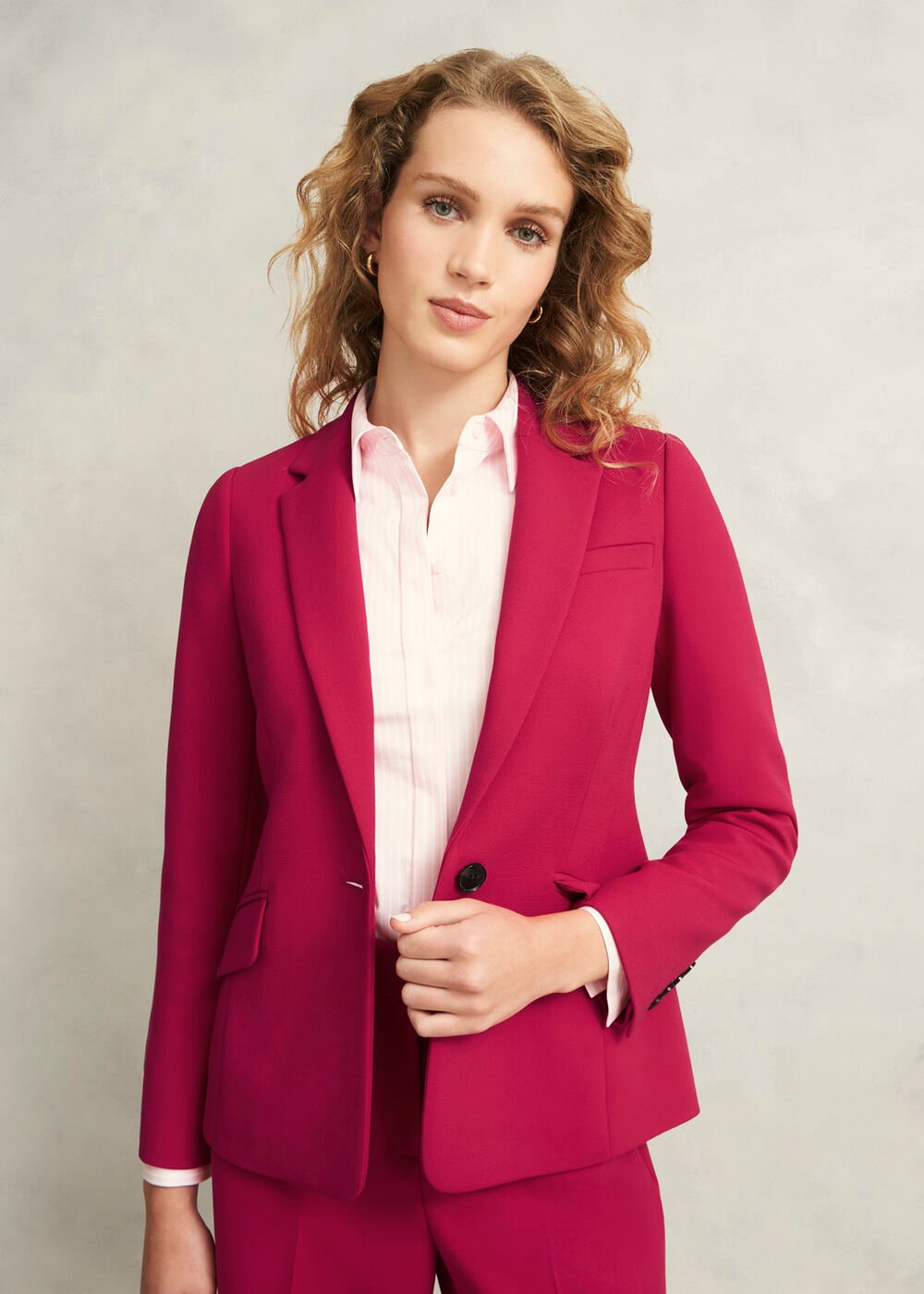 Petite Suki Jacket, Hot Magenta, hi-res