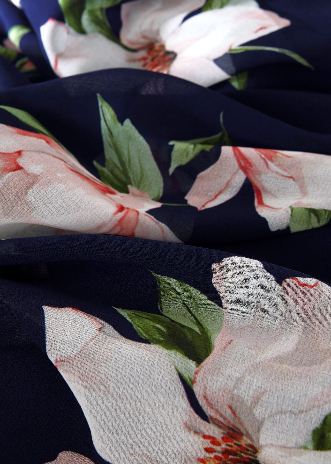 Carly Floral Fit And Flare Dress, Navy Multi, hi-res