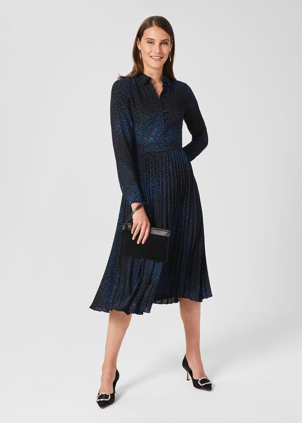 Adalyn Dress, Electrc Blu Blk, hi-res