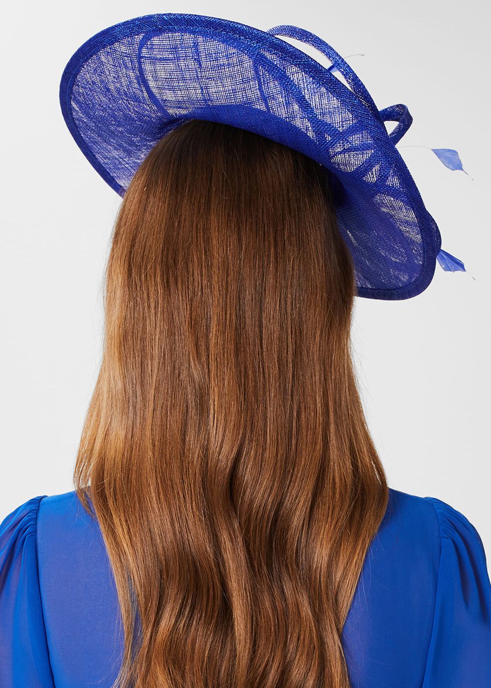 Freya Fascinator, Light Cobalt Bl, hi-res