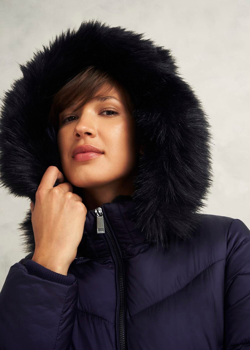 Petite Alis Puffer, Navy, hi-res