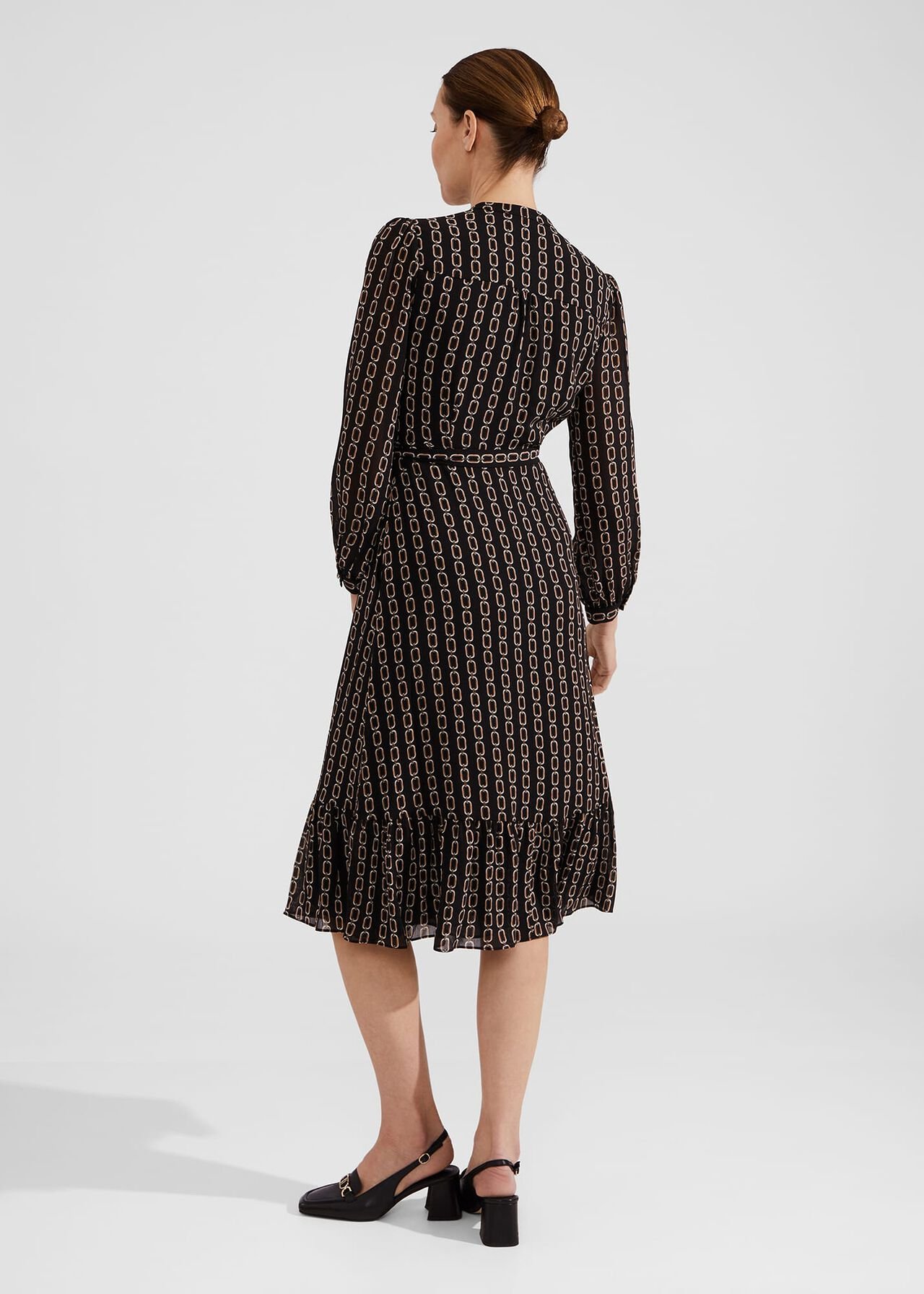 Alexia Dress, Black Camel, hi-res