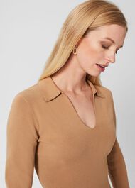 Tara Polo Jumper, Hobbs Camel, hi-res