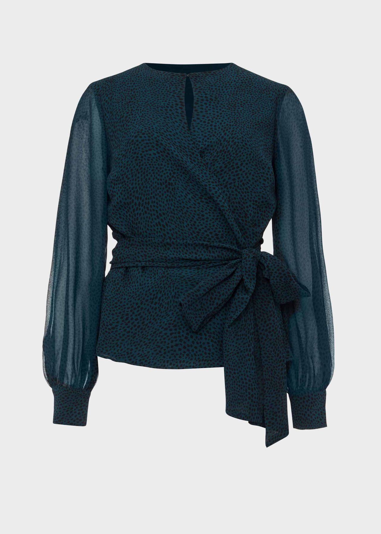 Meadow Blouse, Pine Black, hi-res