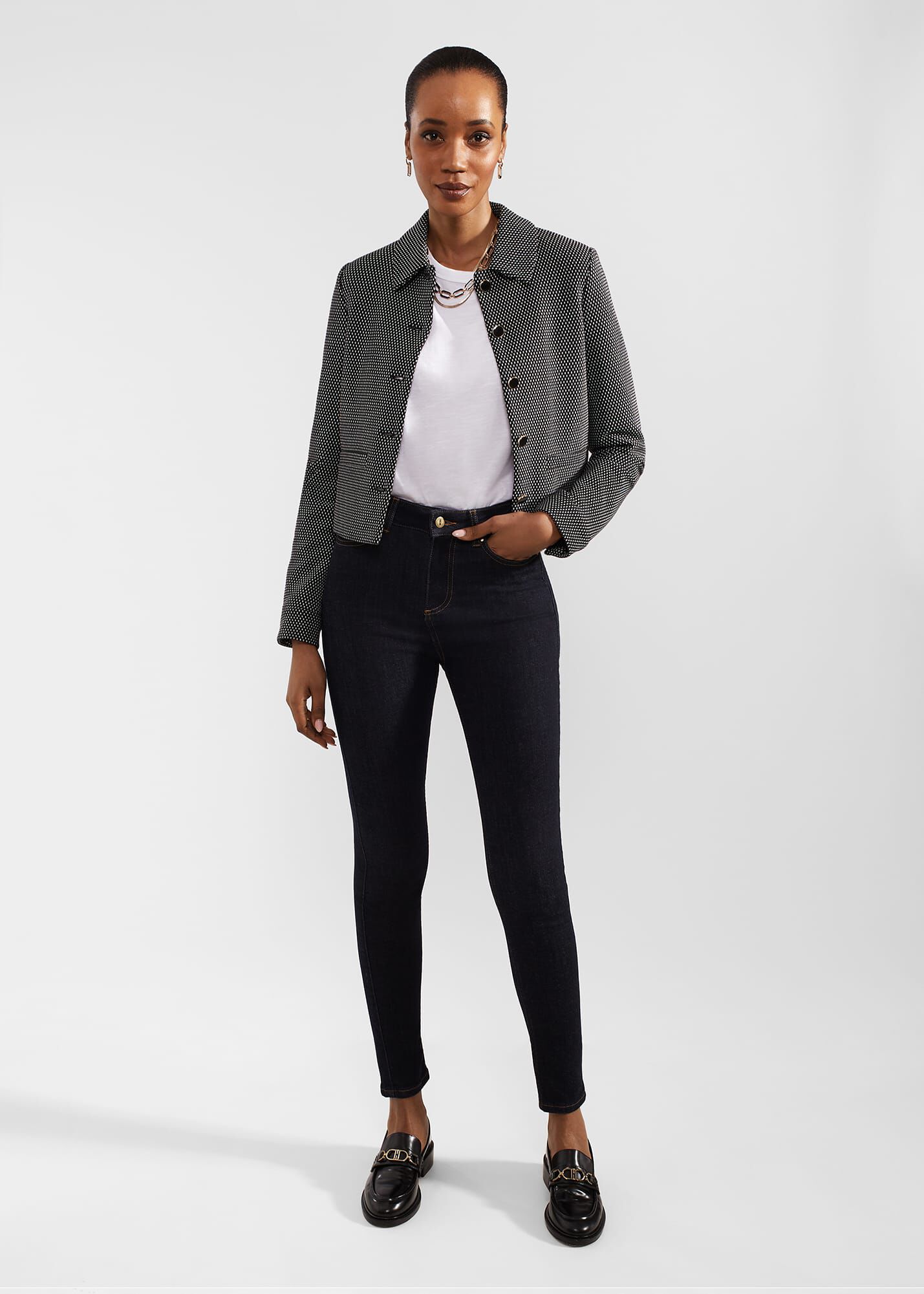 Violet Ponte Jacket