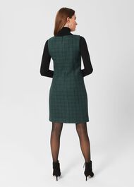 Estella Tweed Dress, Deep Pine Green, hi-res