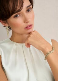 Florentina Earrings, Gold, hi-res