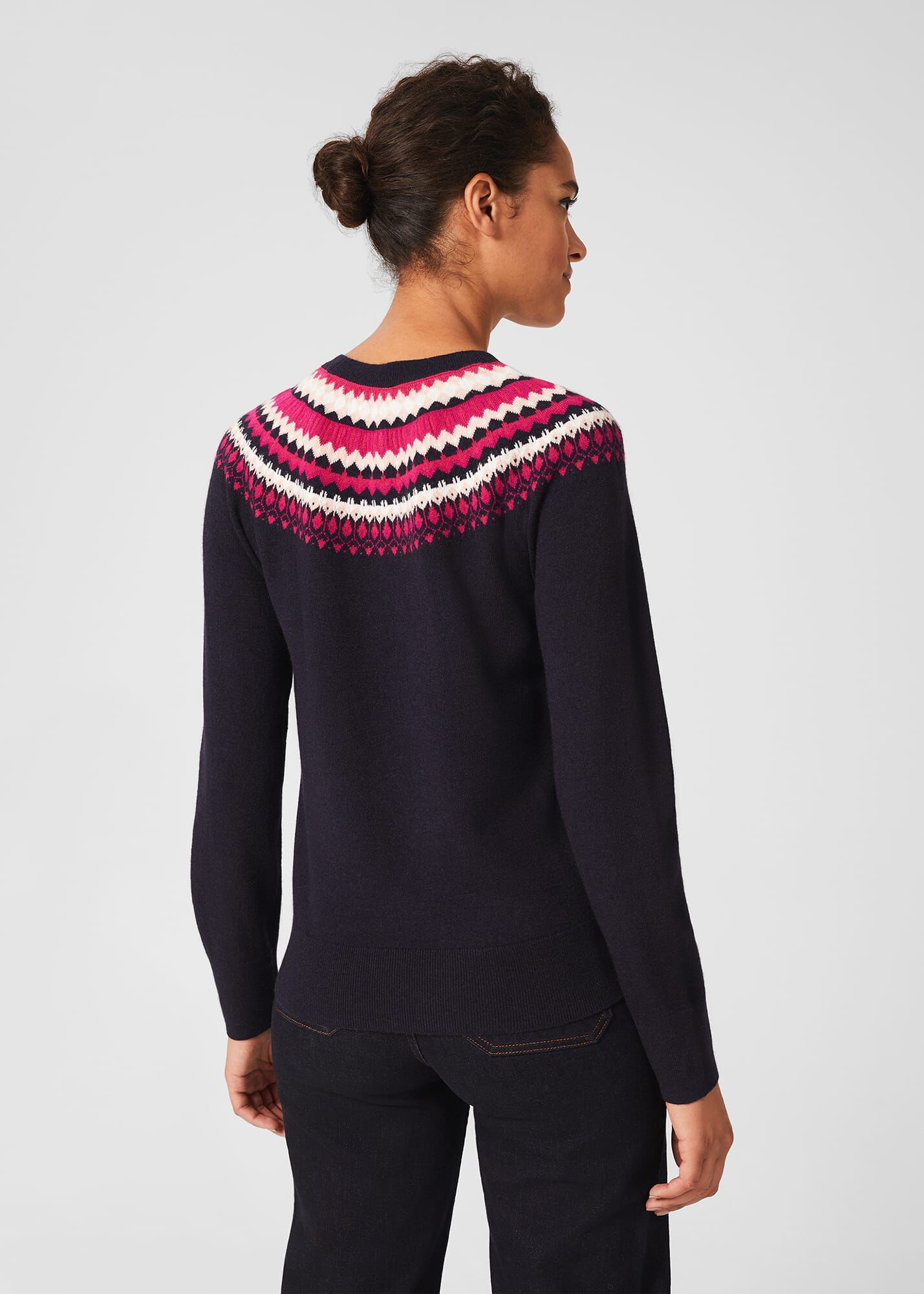Greta Fairisle Sweater With Cashmere