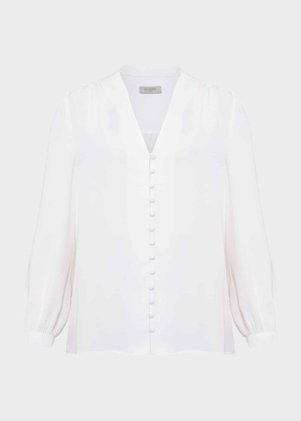 Magnolia Blouse, Ivory, hi-res