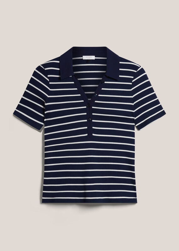 Merle Striped Ribbed Shirt