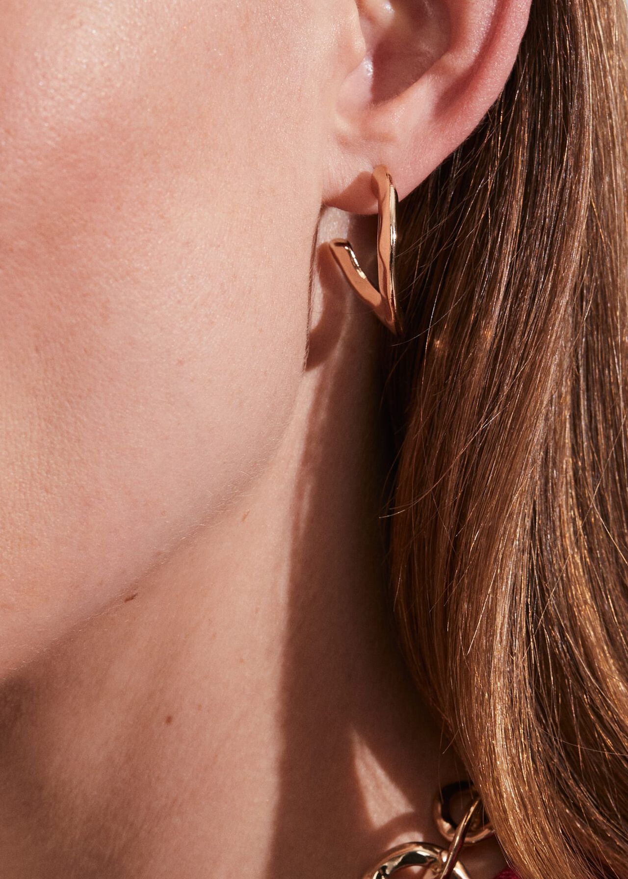 Corinna Earrings, Gold, hi-res