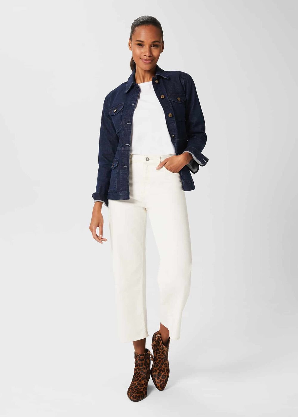 Shona Ankle Boot, Tan Leopard, hi-res