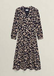 Harlie Jersey Dress, Navy Multi, hi-res